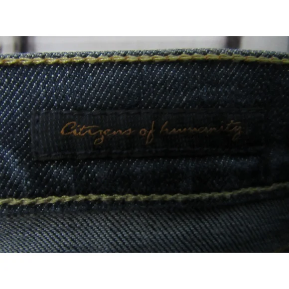 citizens of humanity women jeans size 27 blue low waist bootcut kelly stretch - Picture 4 of 5